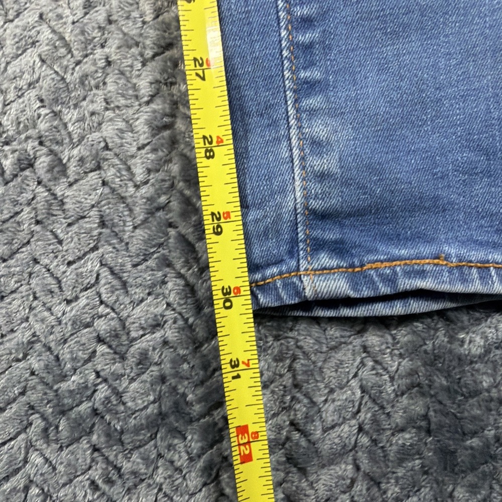 Levi's 511 Jeans Mens 34x32 Slim Fit Stretch Straight Denim Blue Distressed - Picture 5 of 14